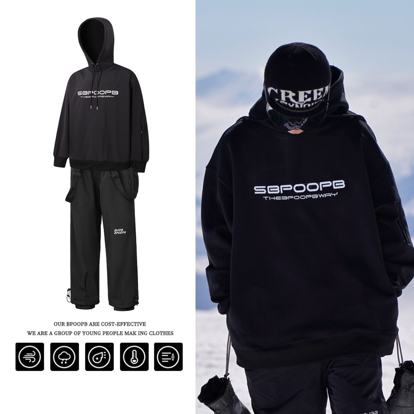 上下セット】スノーボードウェア 上下セット スキーウェア メンズ