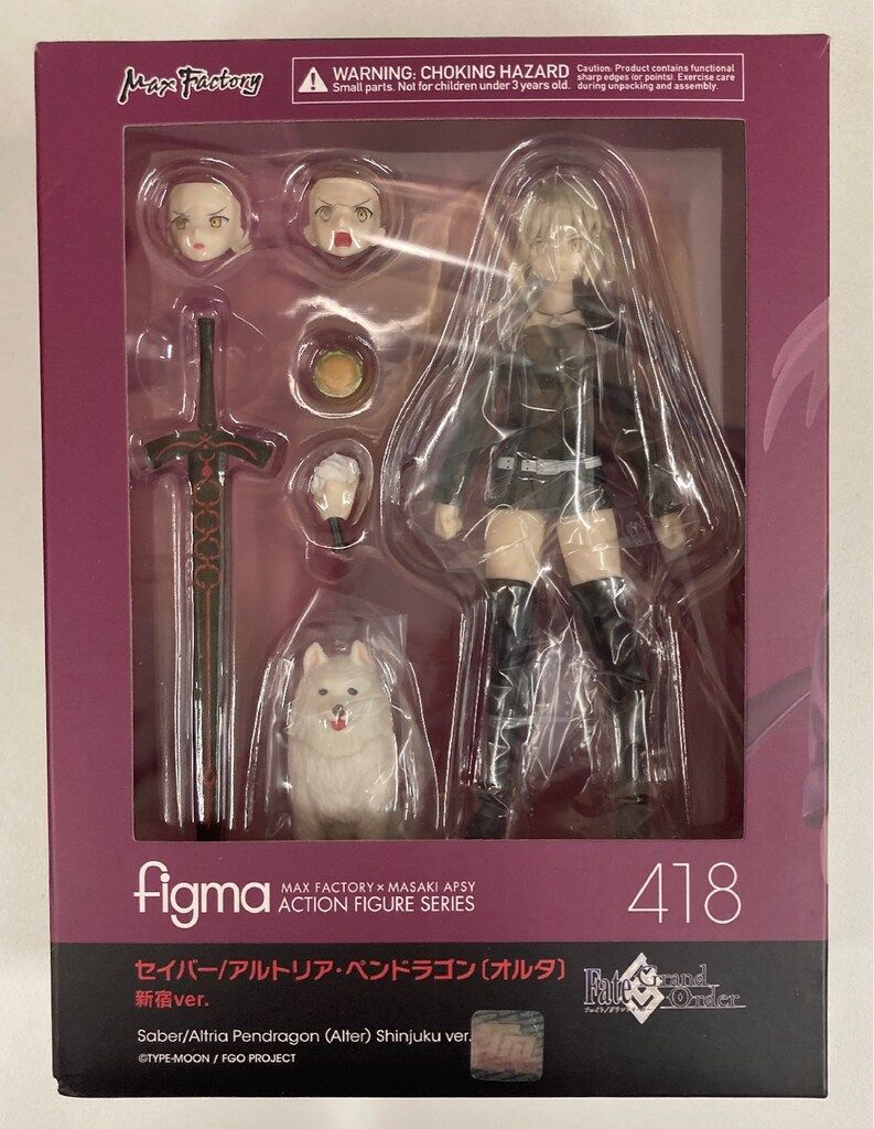 figma セイバー/アルトリア・ペンドラゴン〔オルタ〕 新宿ver 中古】【開封】figma セイバー/アルトリア・ペンドラゴン〔オルタ