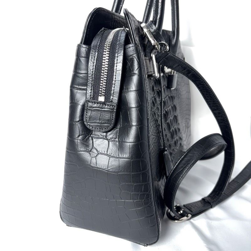 美品 RODANIA ロダニア クロコダイル レザー レディース 2AWY