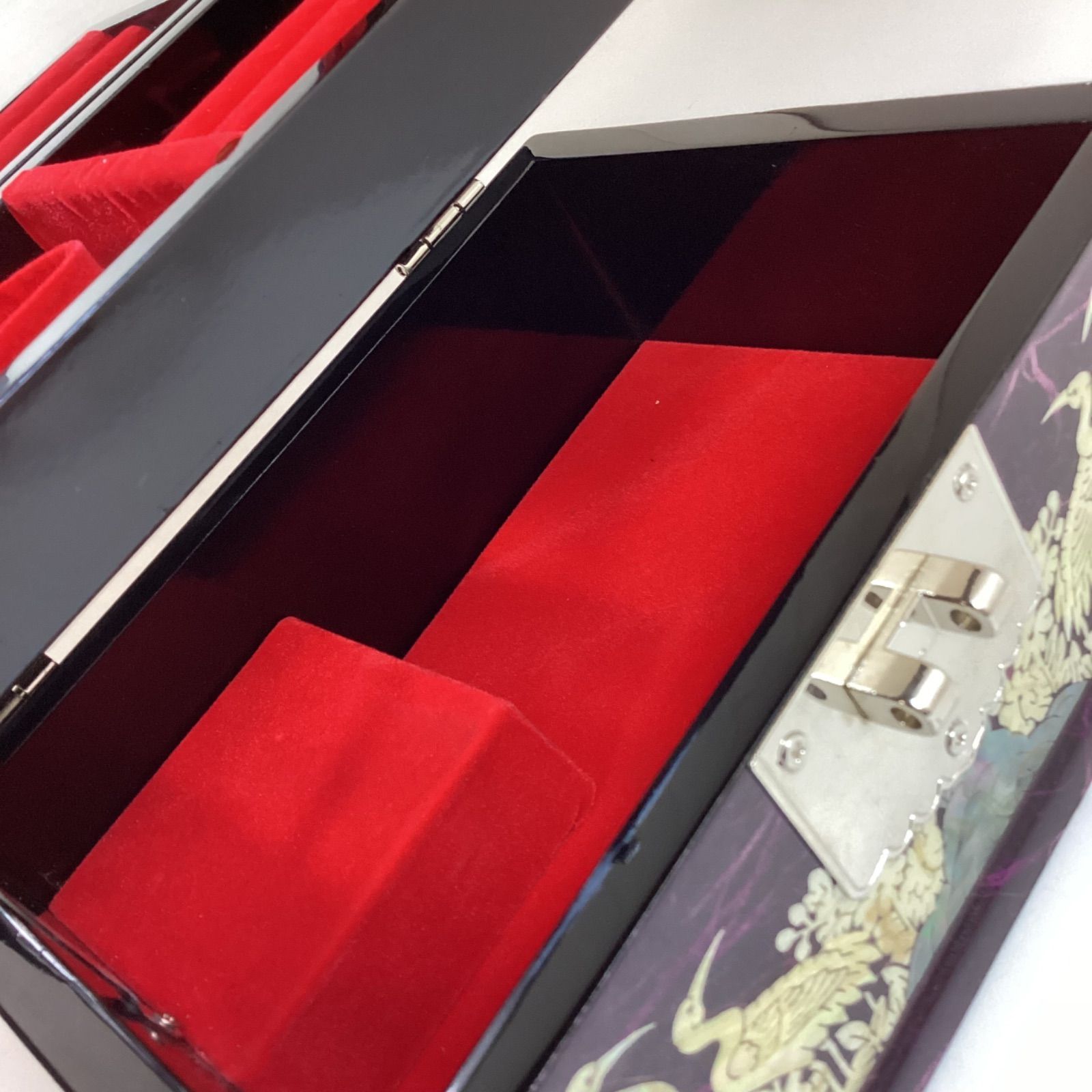 螺鈿細工 オルゴール 宝石箱 ジュエリーボックス 錠つき …e.s - メルカリ