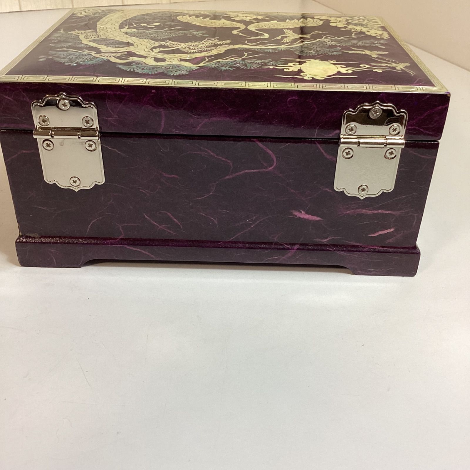 螺鈿細工 オルゴール 宝石箱 ジュエリーボックス 錠つき …e.s - メルカリ