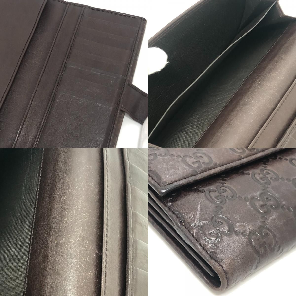 GUCCI グッチ 長財布 プリンシー グッチシマ GG柄 リボン 167464