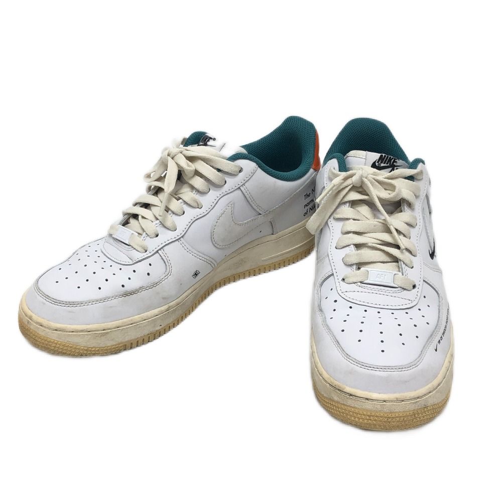 NIKE ナイキ スニーカー AIR FORCE 1 '07 LE WHITE/STARFISH エア