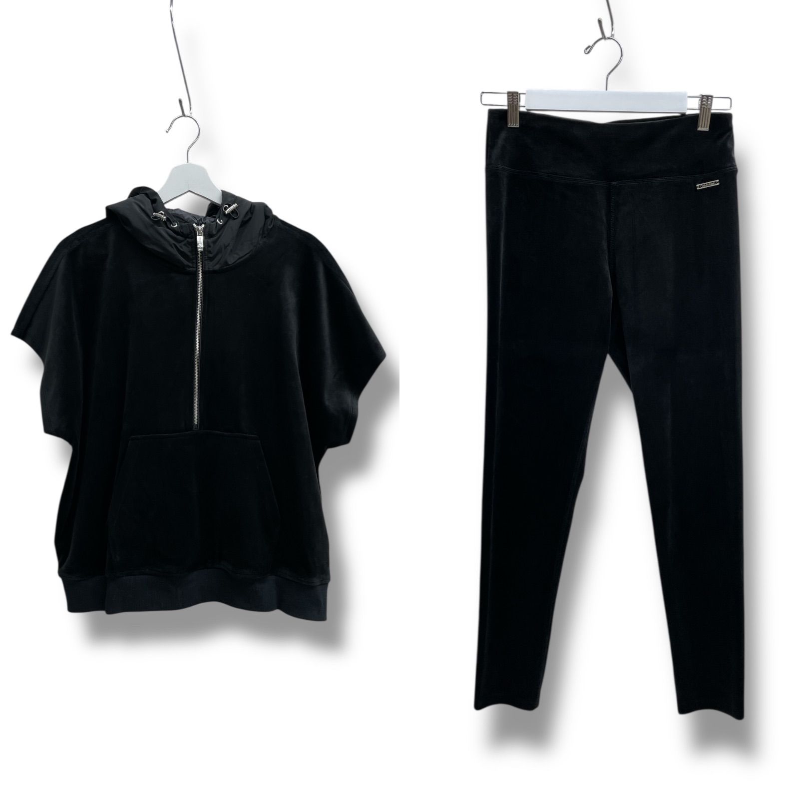 カルバンクライン   セットアップ パーカー パンツ L Calvin Klein カルバンクライン ベルベット セットアップ ハーフジップ