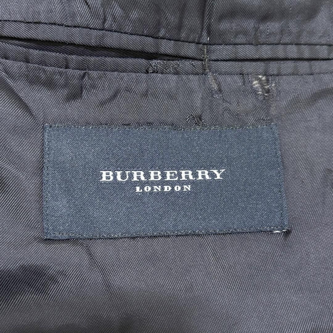 BURBERRY テーラードジャケット 50 L ネイビー ロゴボタン BURBERRY（バーバリー） テーラードジャケット 紺ブレ ロゴボタン