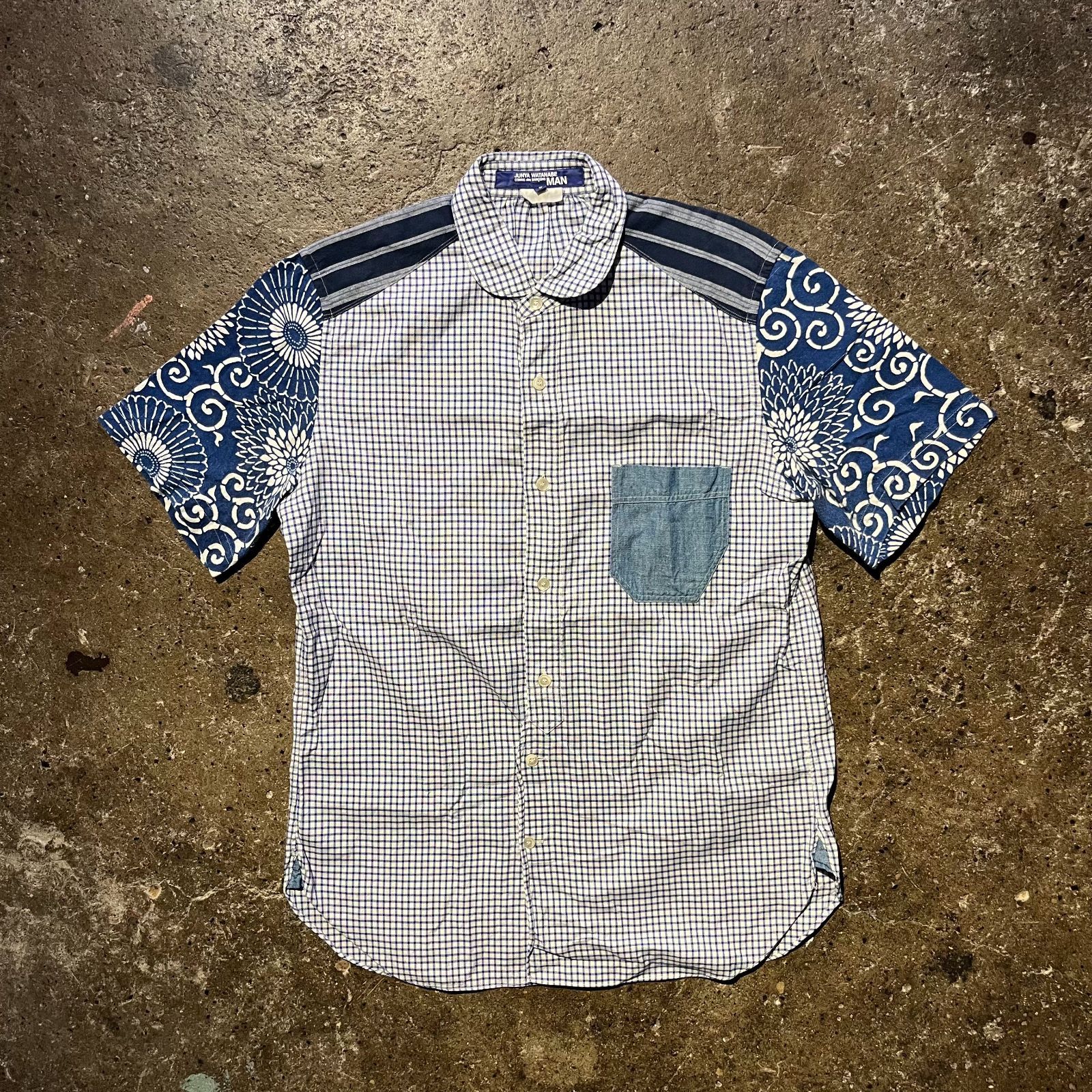 JUNYA WATANABE ドッキングシャツ 中古・古着通販】COMME des GARCONS JUNYA WATANABE MAN (コム デ