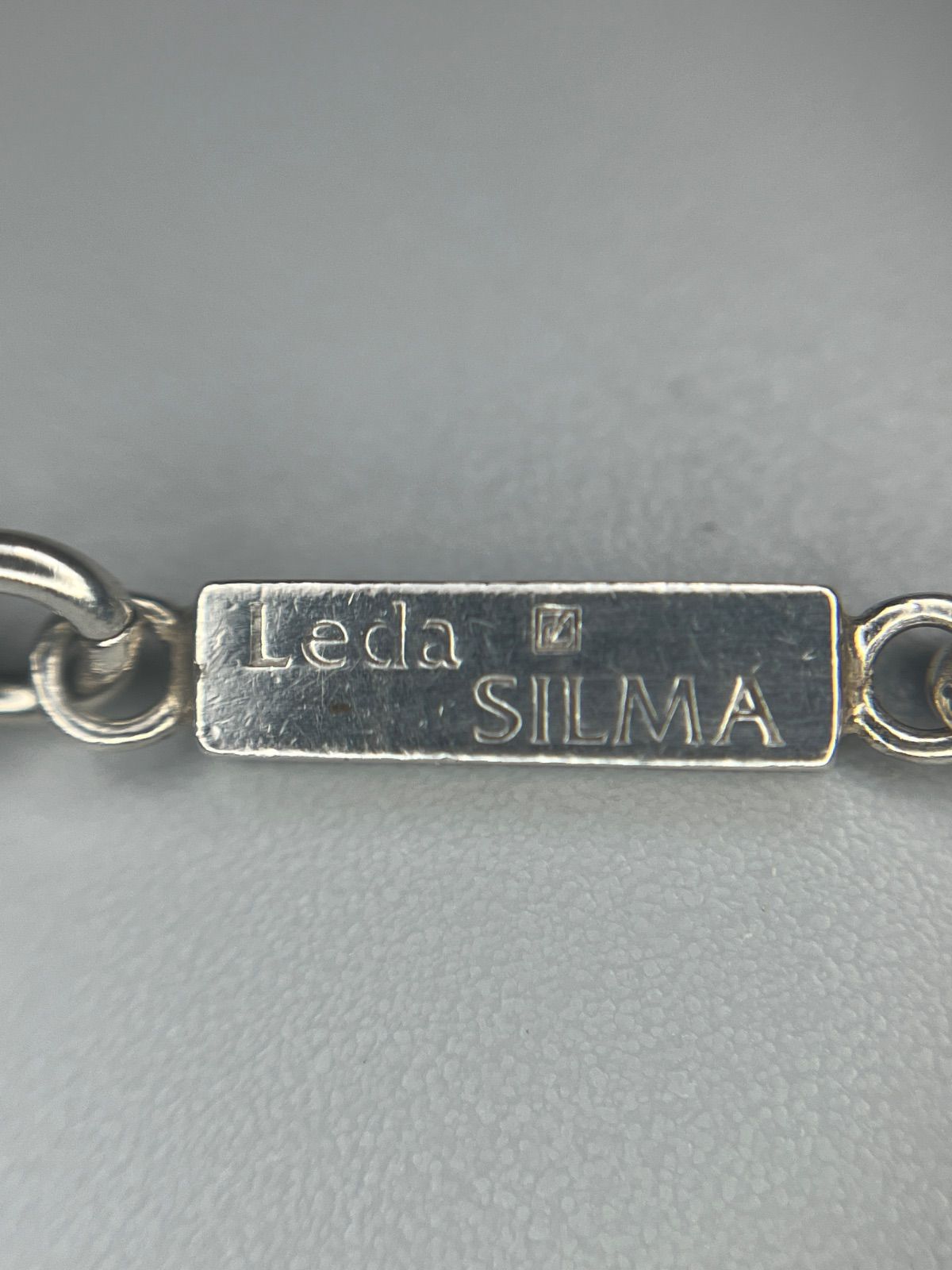 Leda SILMA レダシルマ チェーン ネックレス Ge/Ag D0.08ct ダイヤ入り Leda SILMA レダシルマ チェーン ネックレス Ge/Ag D0.08ct ダイヤ入り