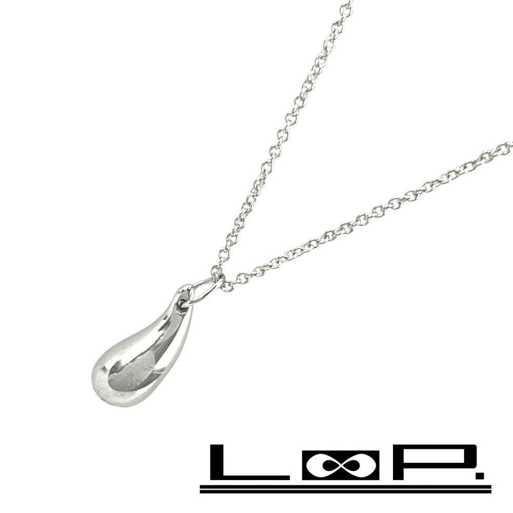 ティファニー　ティアドロップ　ネックレス　シルバー　レディース　美品 ティファニー TIFFANY＆CO ティアドロップネックレス シルバー 925