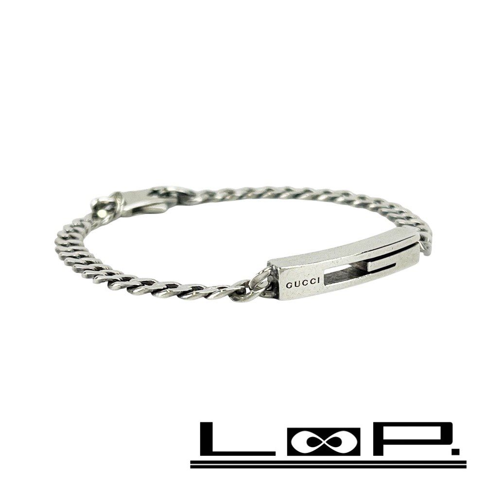 グッチ □美品□ カットアウトG ブレスレット アクセサリー シルバー