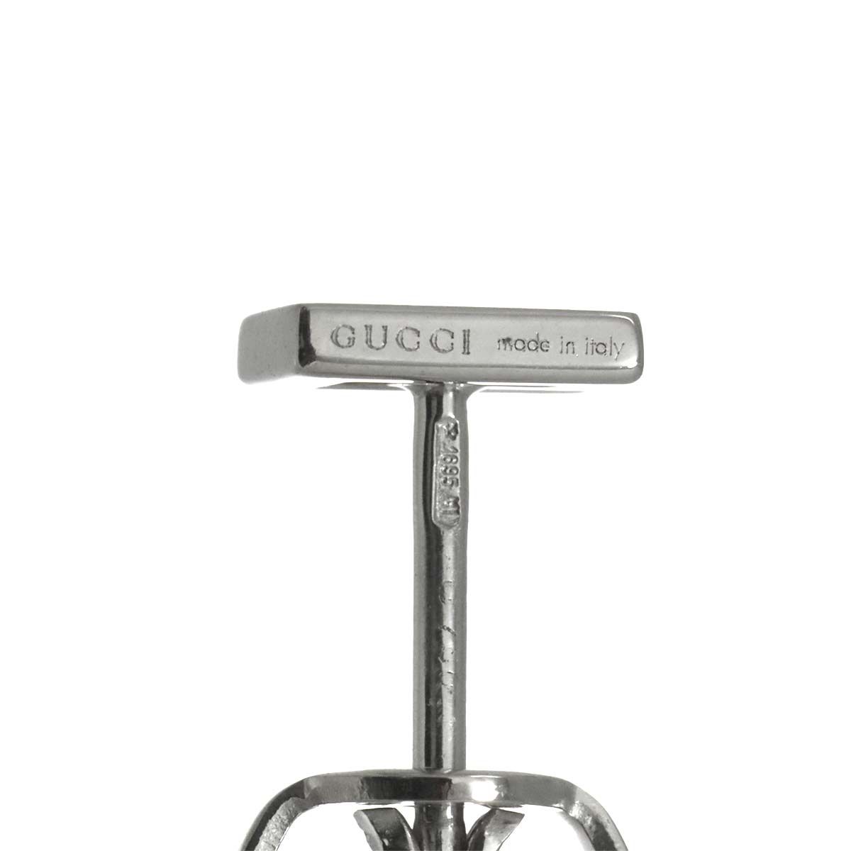 GUCCI グッチ ピアス Gロゴ K18 SV925 750 セット 箱付✨ グッチ GUCCI G ロゴ ピアス K18 WG ホワイトゴールド 750 Earrings