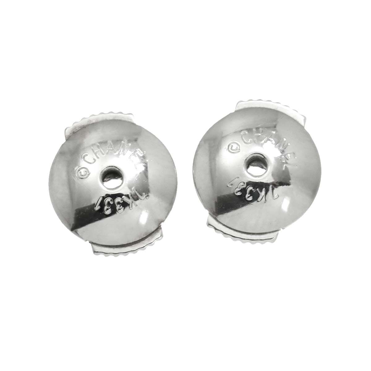 シャネル CHANEL コメット ダイヤ ピアス K18 WG ホワイトゴールド 750 