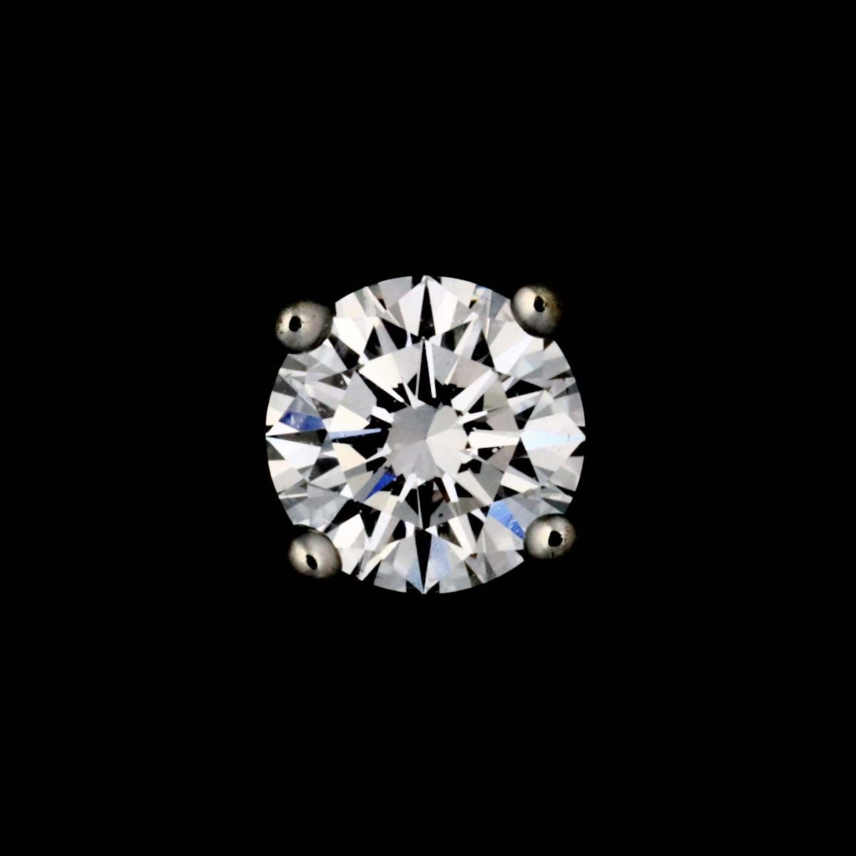 ティファニー TIFFANY&Co. ソリティア ダイヤ ピアス Pt プラチナ