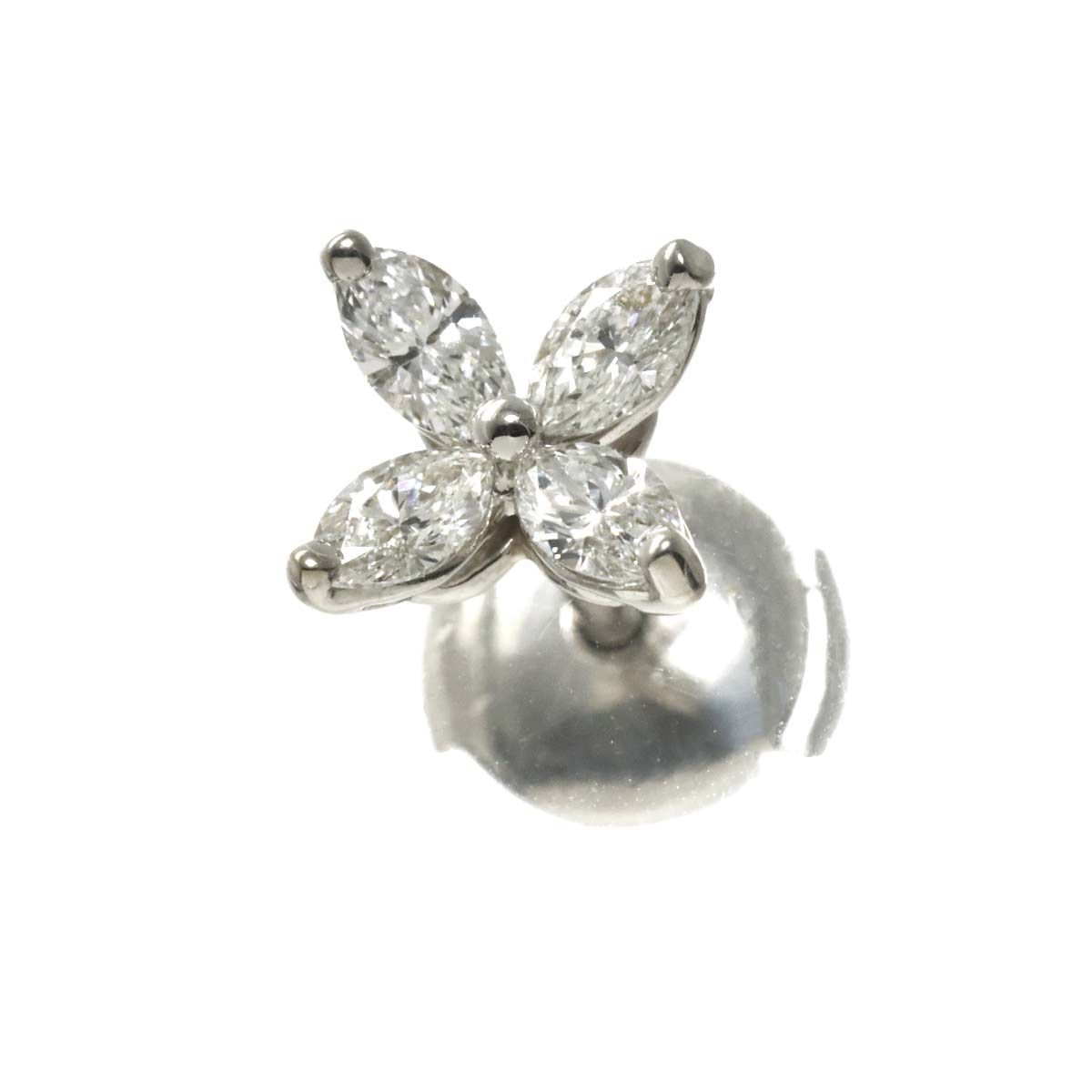 ティファニー TIFFANY&Co. ビクトリア ミニ ダイヤ ピアス Pt プラチナ