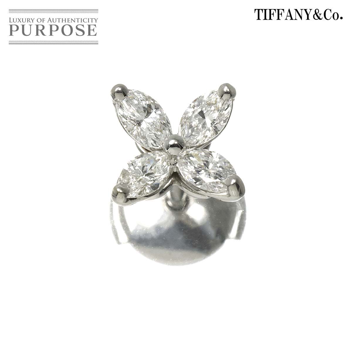 ティファニーTiffanyダイヤピアス片耳のみ ティファニー ダイヤモンド ピアス 片方のみ 楽天市場】ティファニー