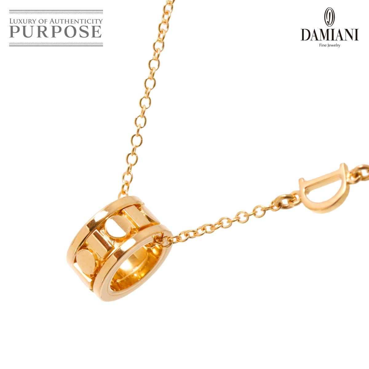 ダミアーニ DAMIANI ベルエポック リール ダイヤ ネックレス 50cm K18 