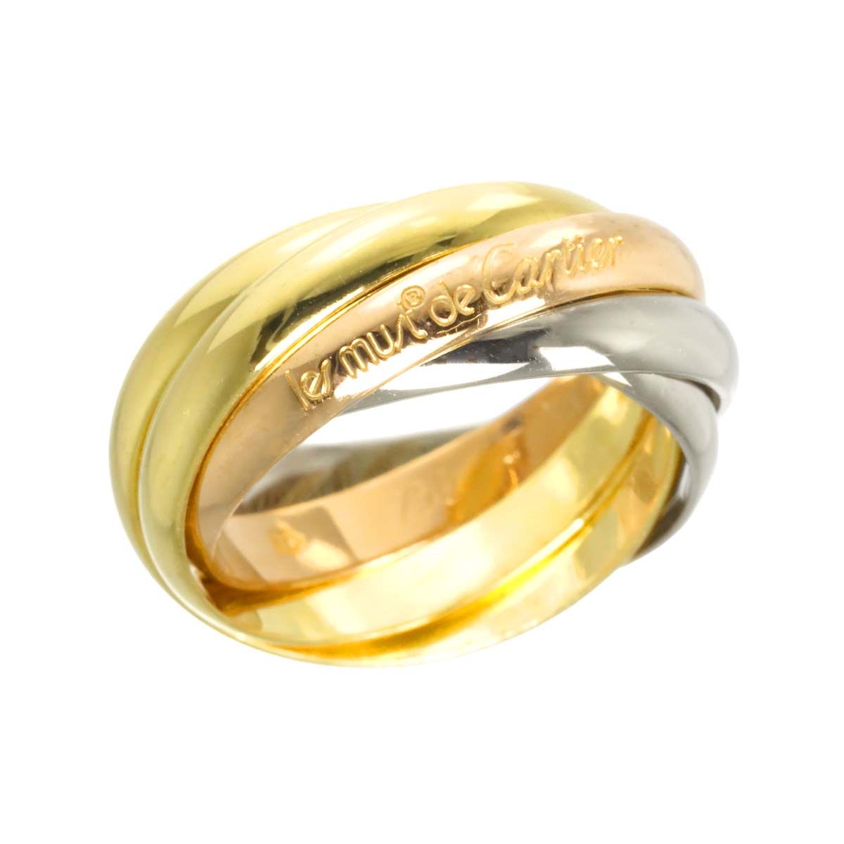 カルティエ Cartier トリニティ スモール SM #47 リング K18 YG WG PG