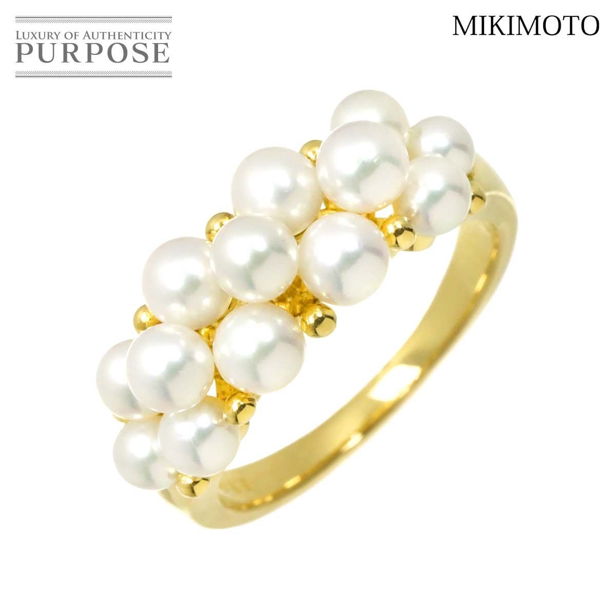 MIKIMOTO　ミキモト　ベビーパールリング ◇ミウラ◇ ミキモト MIKIMOTO ベビーパール リング 3.5mm PR-1426K 9