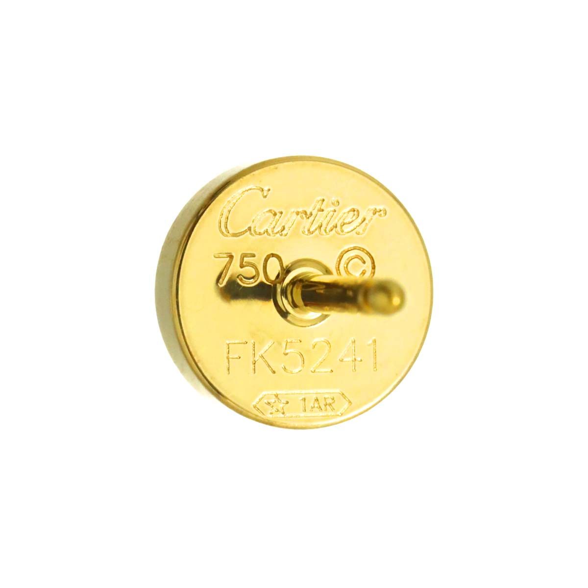 カルティエ Cartier ラブ シングル ピアス K18 YG イエローゴールド