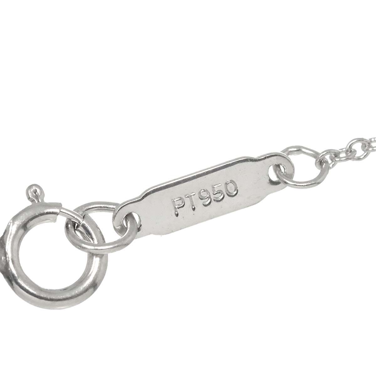 ティファニー TIFFANY&CO. アリア ダイヤ 3P ネックレス 40cm Pt