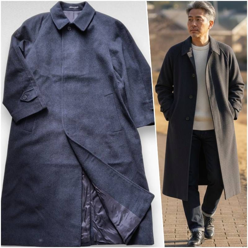 繊維の宝石を日常に】 Loro Piana ロロピアーナ カシミヤ混 ステン