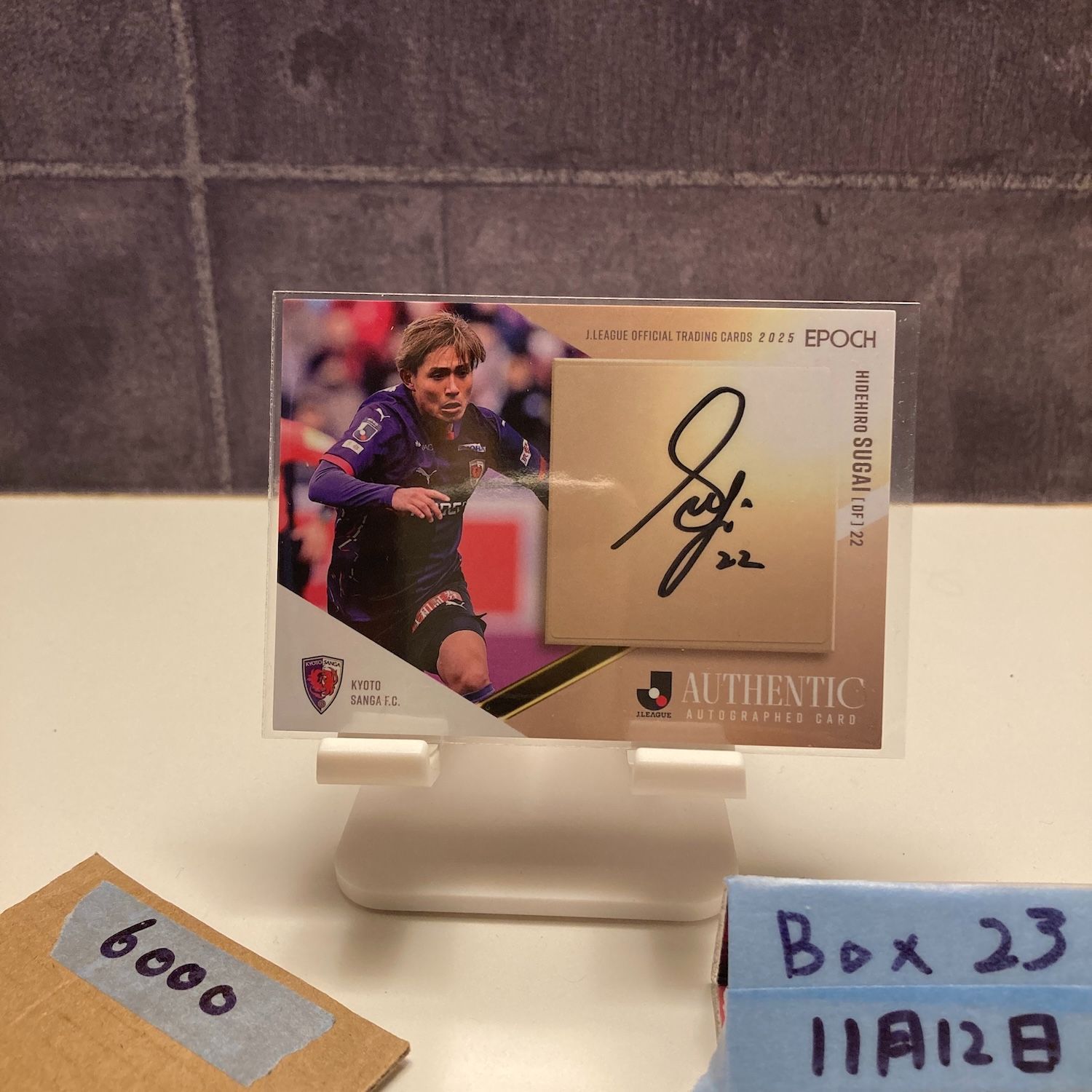 EPOCH 2025 Jリーグ 直筆サインカード 京都サンガF.C. トゥーリオ Topps Jリーグ 2025 マルコトゥーリオ 10シリ 京都サンガfc - メルカリ