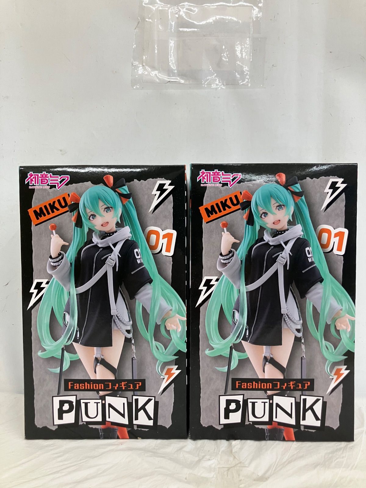 未開封 初音ミク Fashion フィギュア PUNK 2個セット LF1651 f107