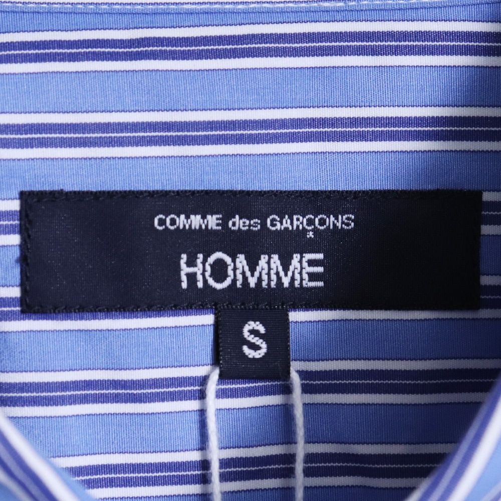 COMME DES GARCONS HOMME MIX Ralph Steadman 綿ストライプ長袖シャツ