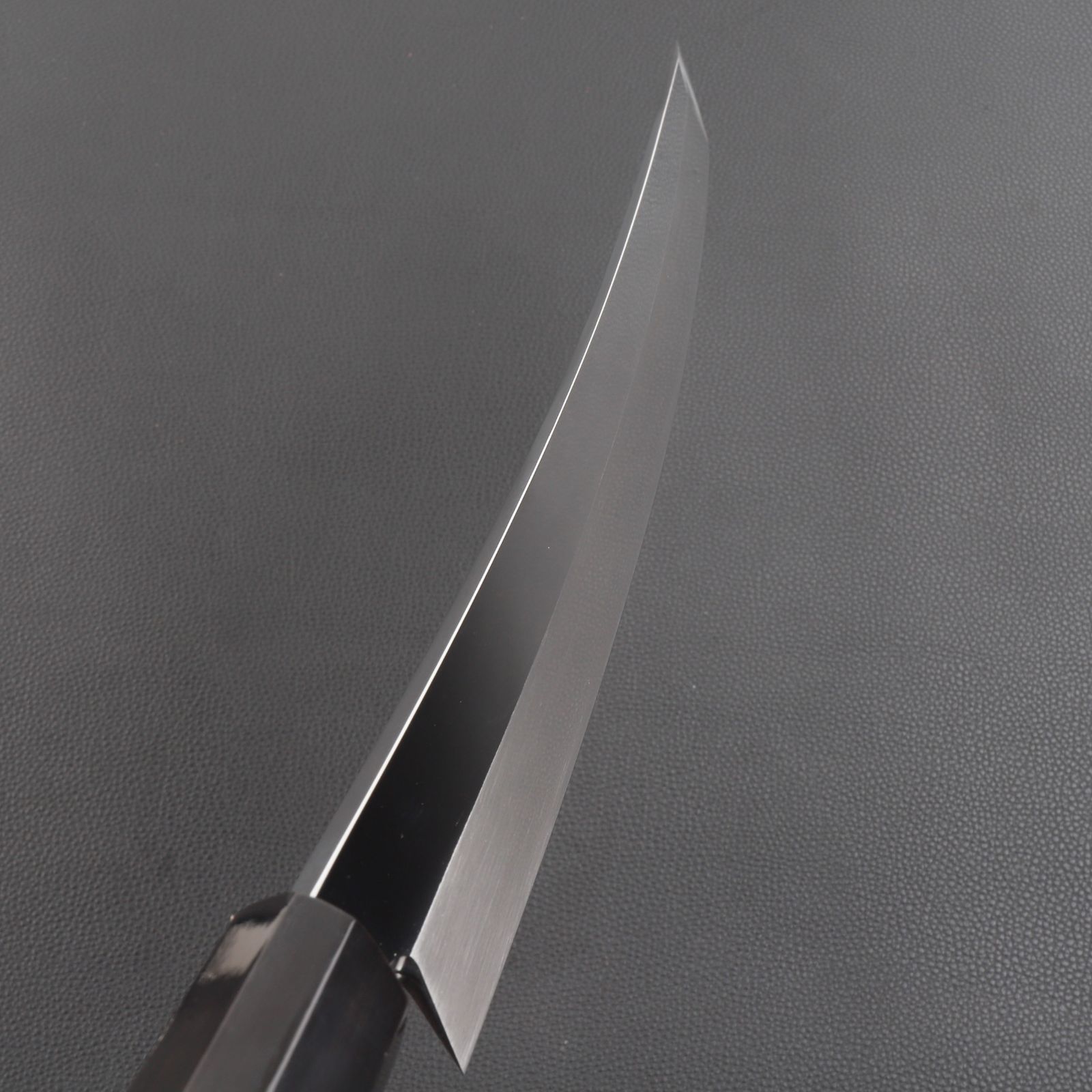 鬼反り先丸包丁 刺身包丁 尺二（刃渡り360mm）通常鏡面仕上げ 本刃付け