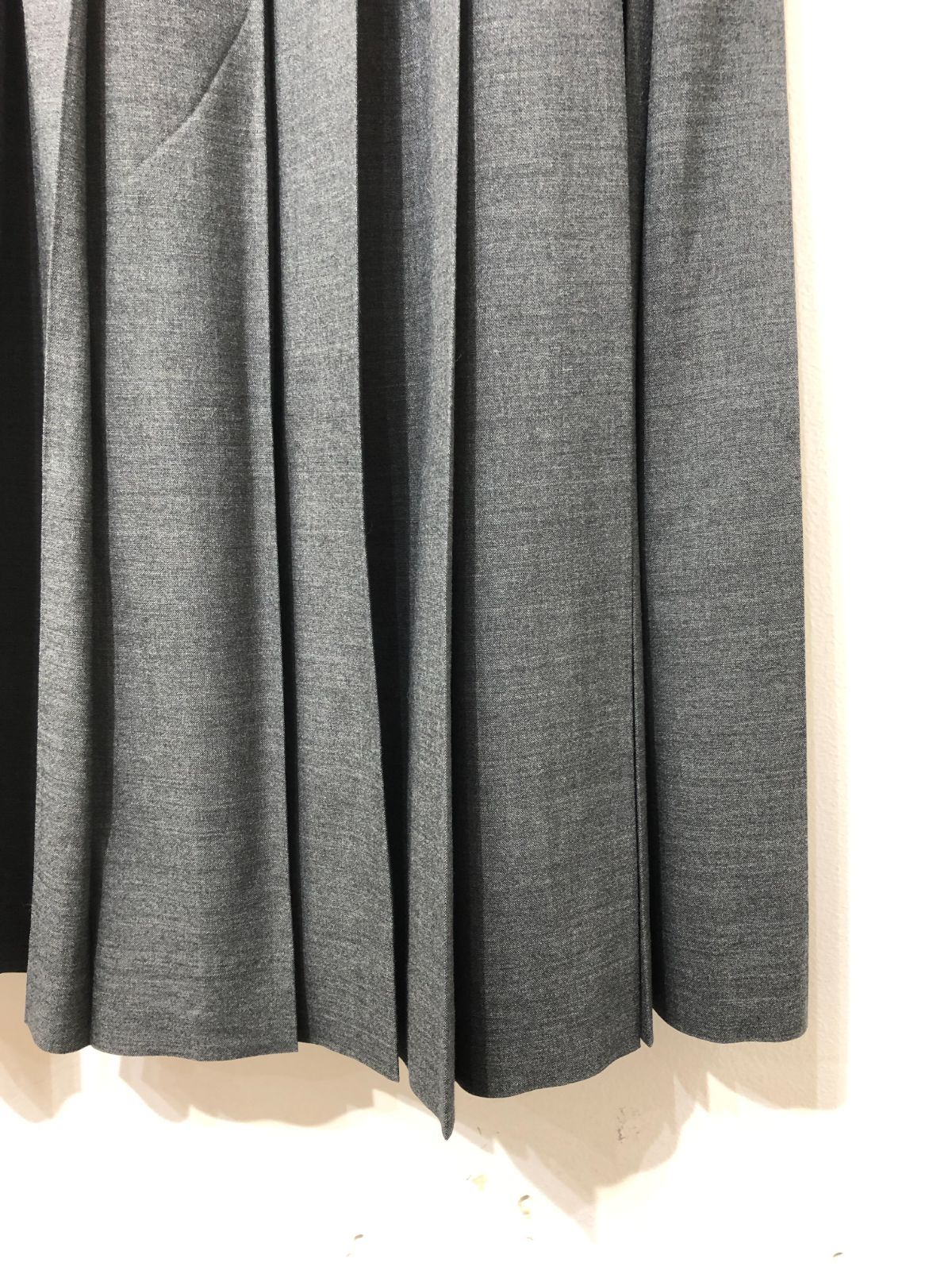 958☆MARGARET HOWELL マーガレットハウエル☆ウールプリーツスカート