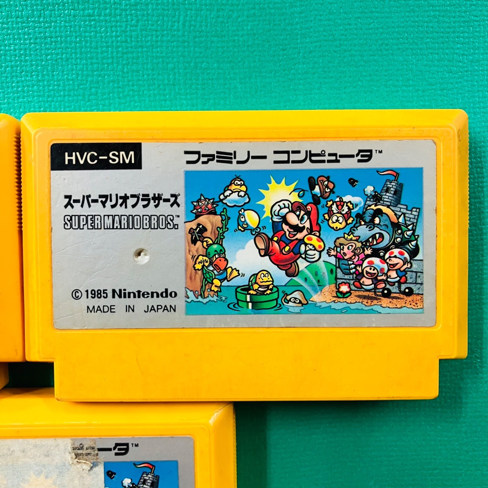カセットのみ5点セット】ファミコン スーパーマリオブラザーズ FC