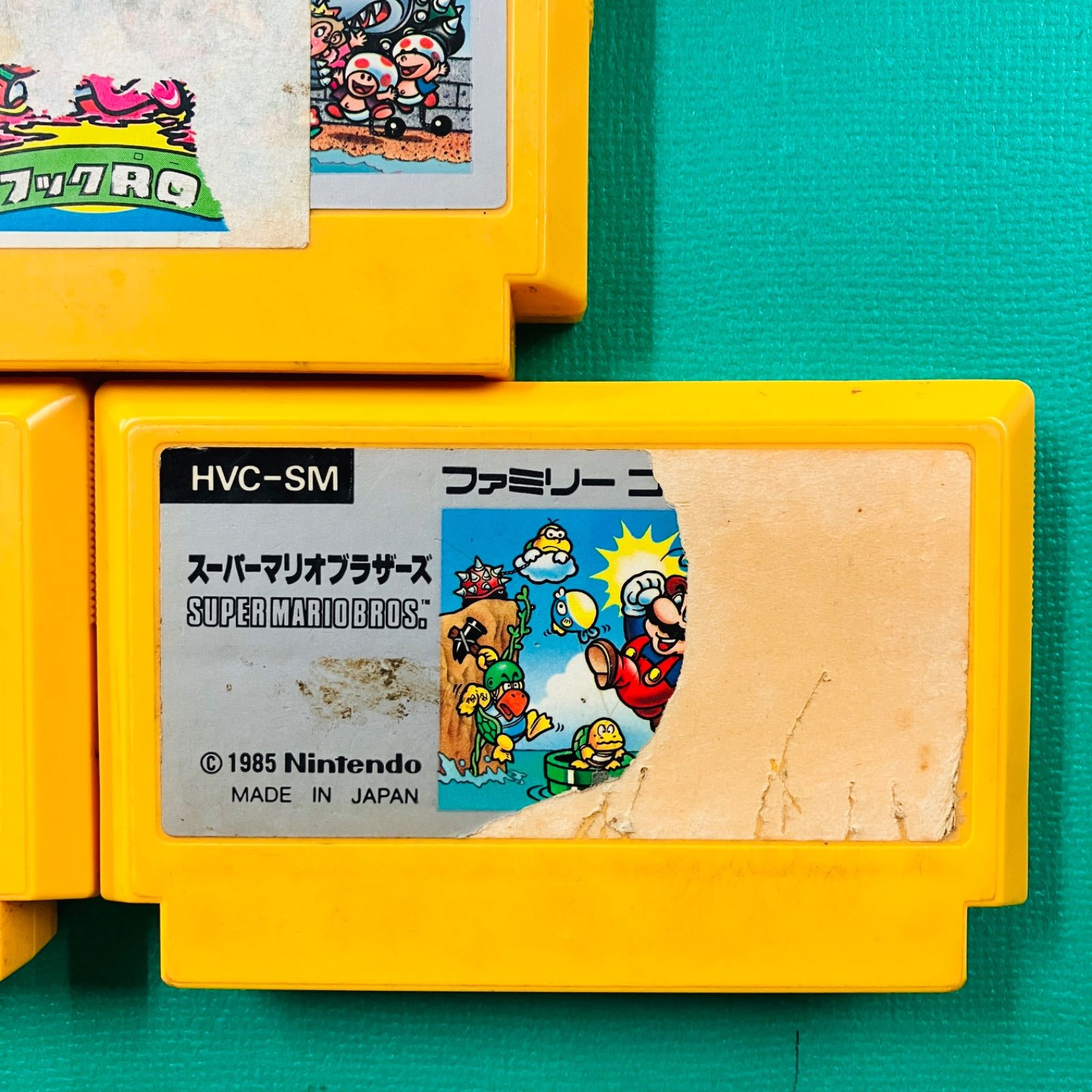 カセットのみ5点セット】ファミコン スーパーマリオブラザーズ FC