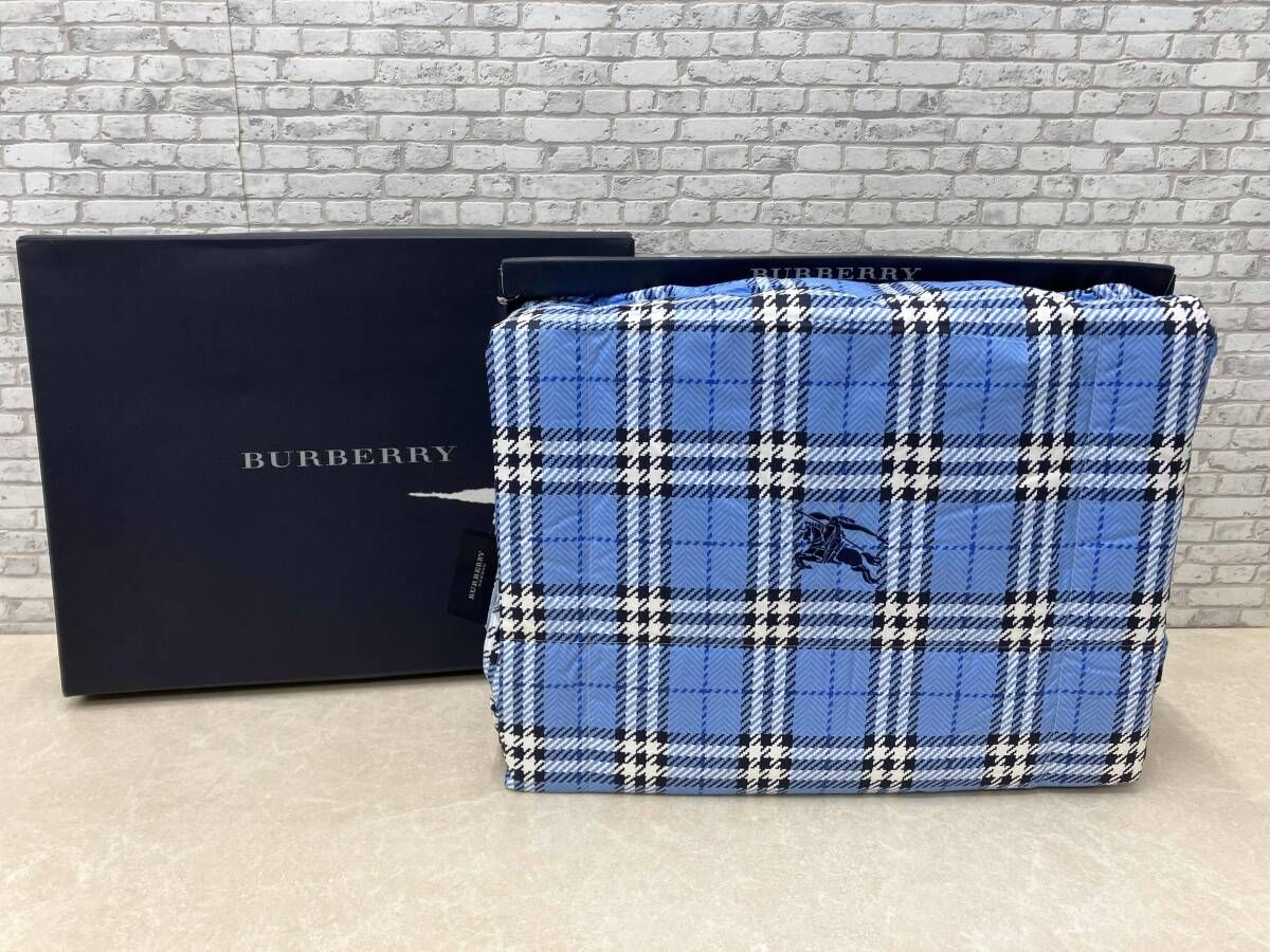 未使用品 BURBERRY バーバリー 羽毛肌掛けふとん BB4050 ADA 155 5092