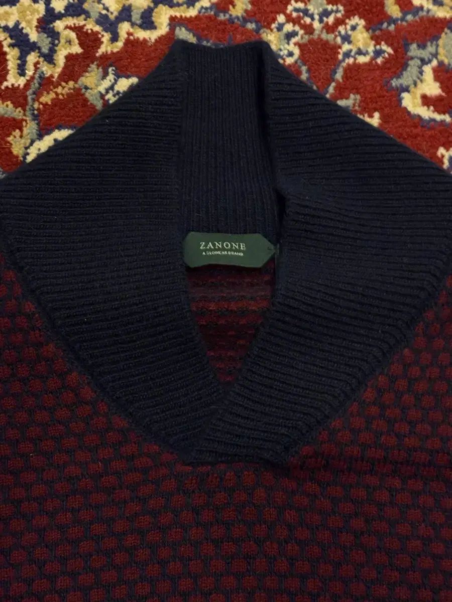 ザノーネ アンゴラ ウール ショールカラー ニット Zanone - メルカリ