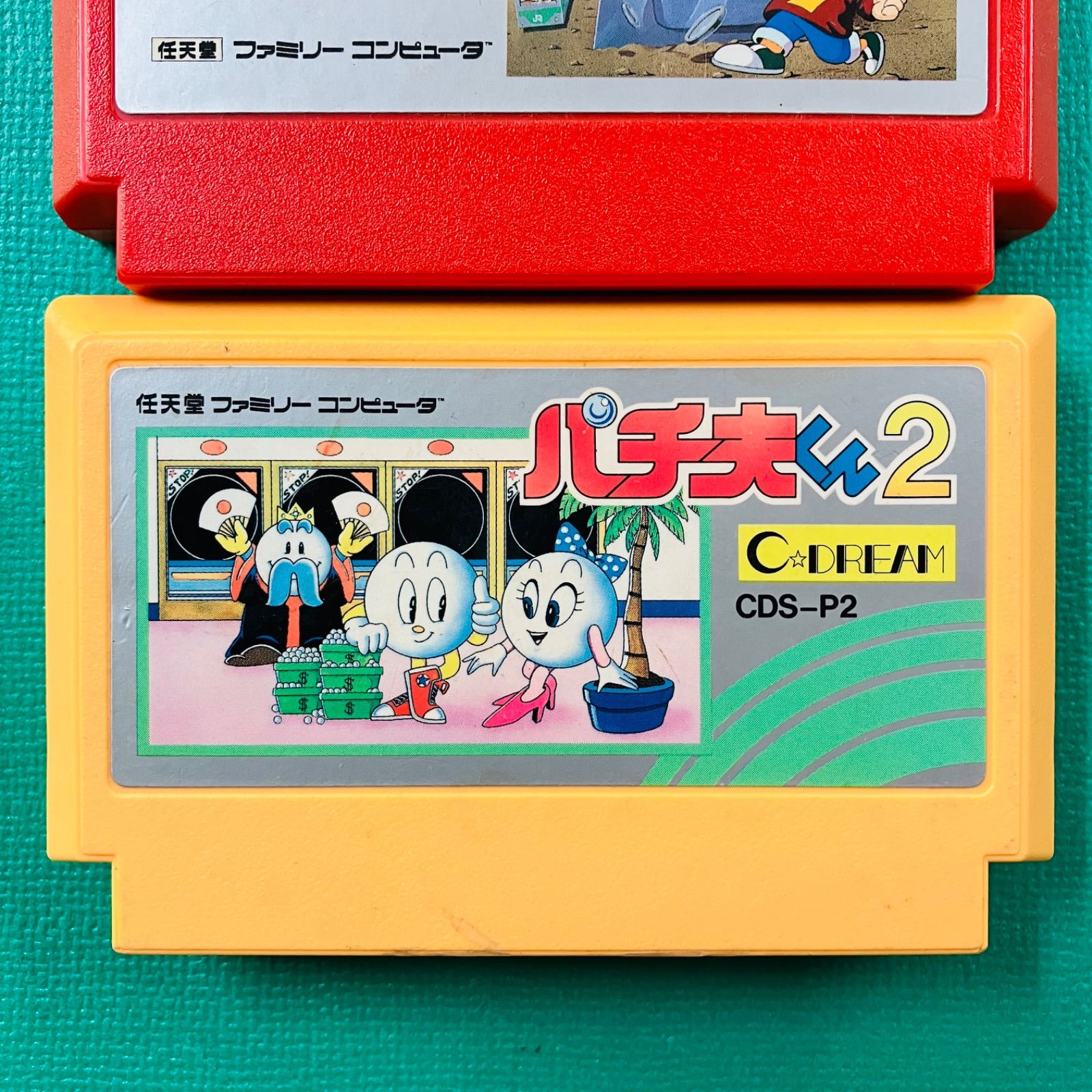 カセットのみ2点セット】ファミコン 東京パチスロアドベンチャー パチ