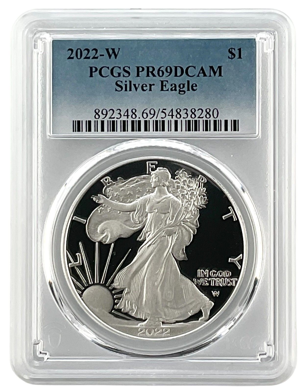 2022年 W 1オンス シルバー イーグル プルーフ PCGS PR69 DCAM