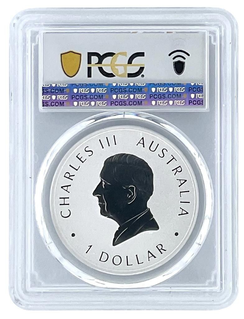 2025年 アトラリア 1オンス シルバー コアラ PCGS MS70 - フラッグ