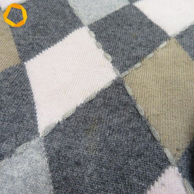 wx レリアン Leilian ハイネック ニット セーター 11号 グレー系