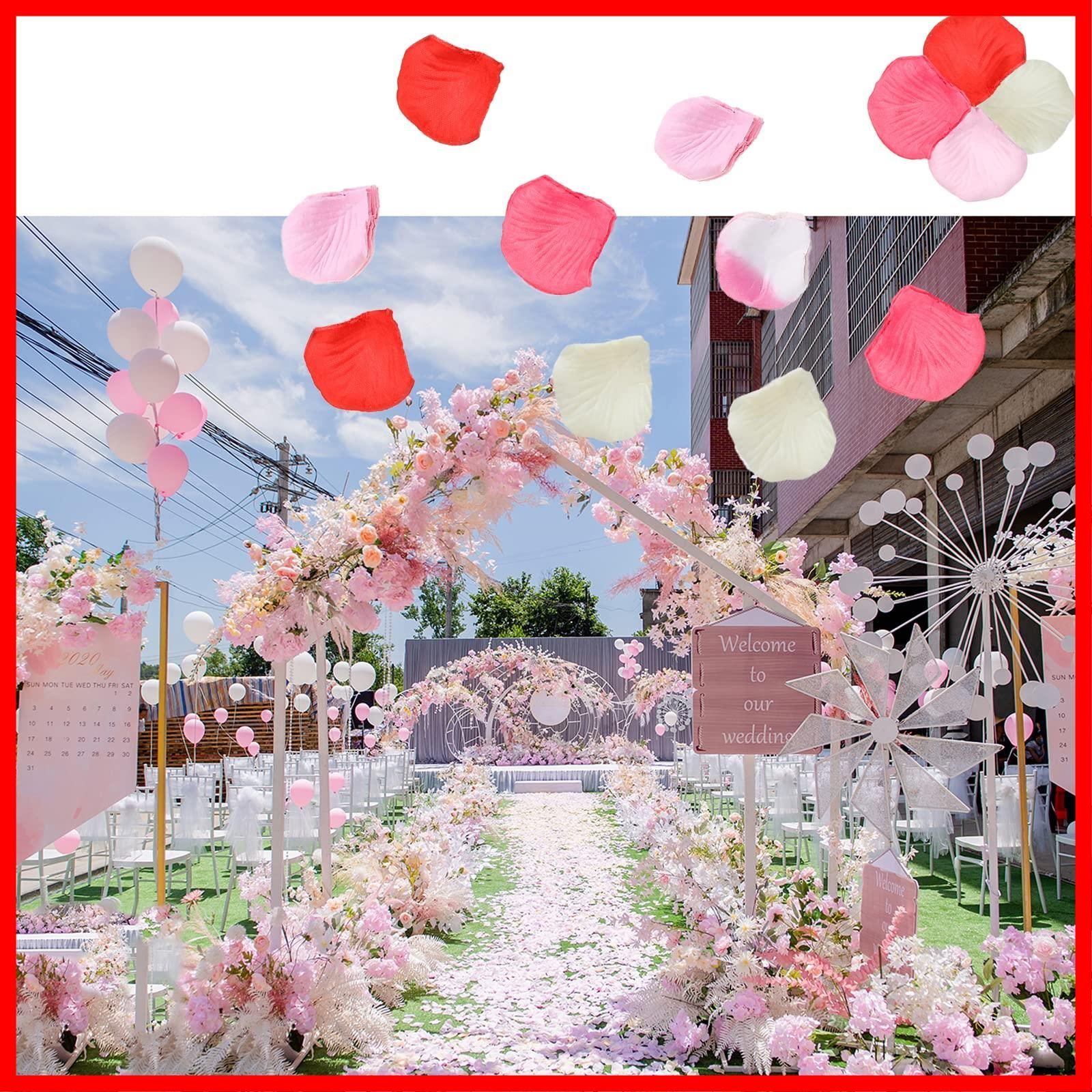 紙吹雪 花びら 2000枚 フラワーシャワー 桜吹雪 薔薇 造花 プロポーズ