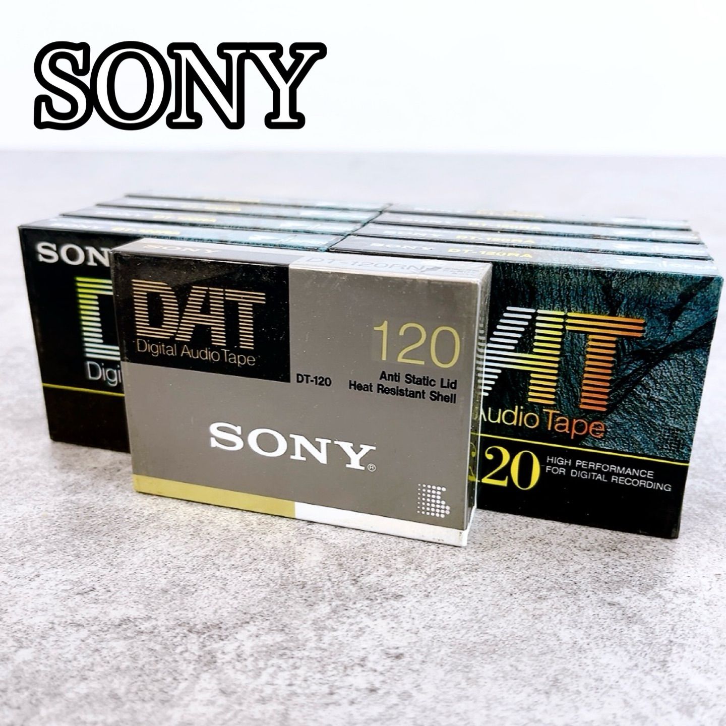 H-554 SONY DAT デジタルオーディオテープ DT-120RA / DT-120RN 120分
