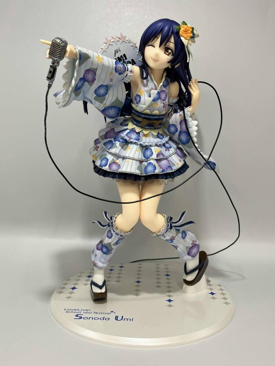 開封済み 難あり アルター 園田海未 1/7 ラブライブ！スクールアイドル