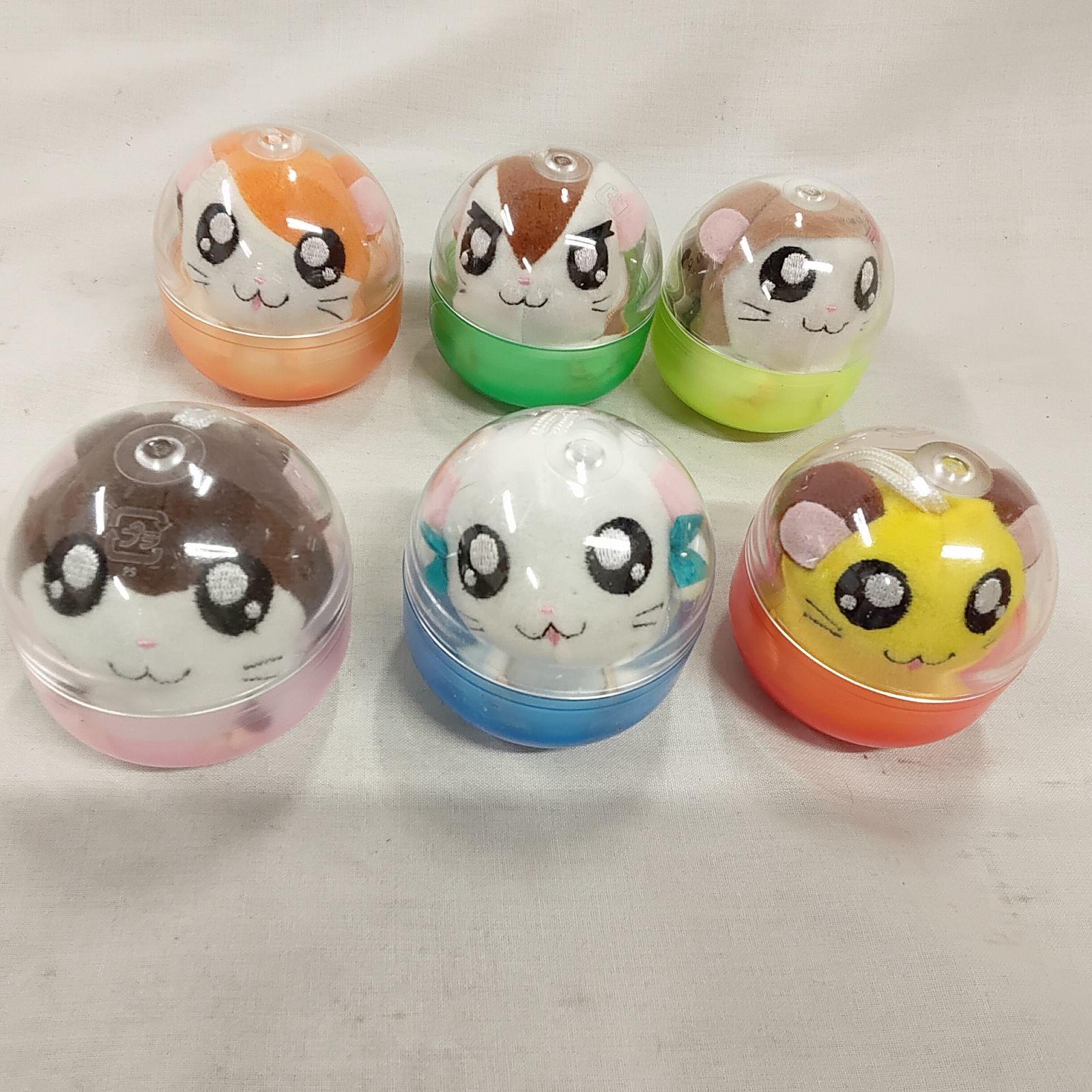 未使用・ とっとこハム太郎 りんりんぬいぐるみ ガチャ コンプリート 6 