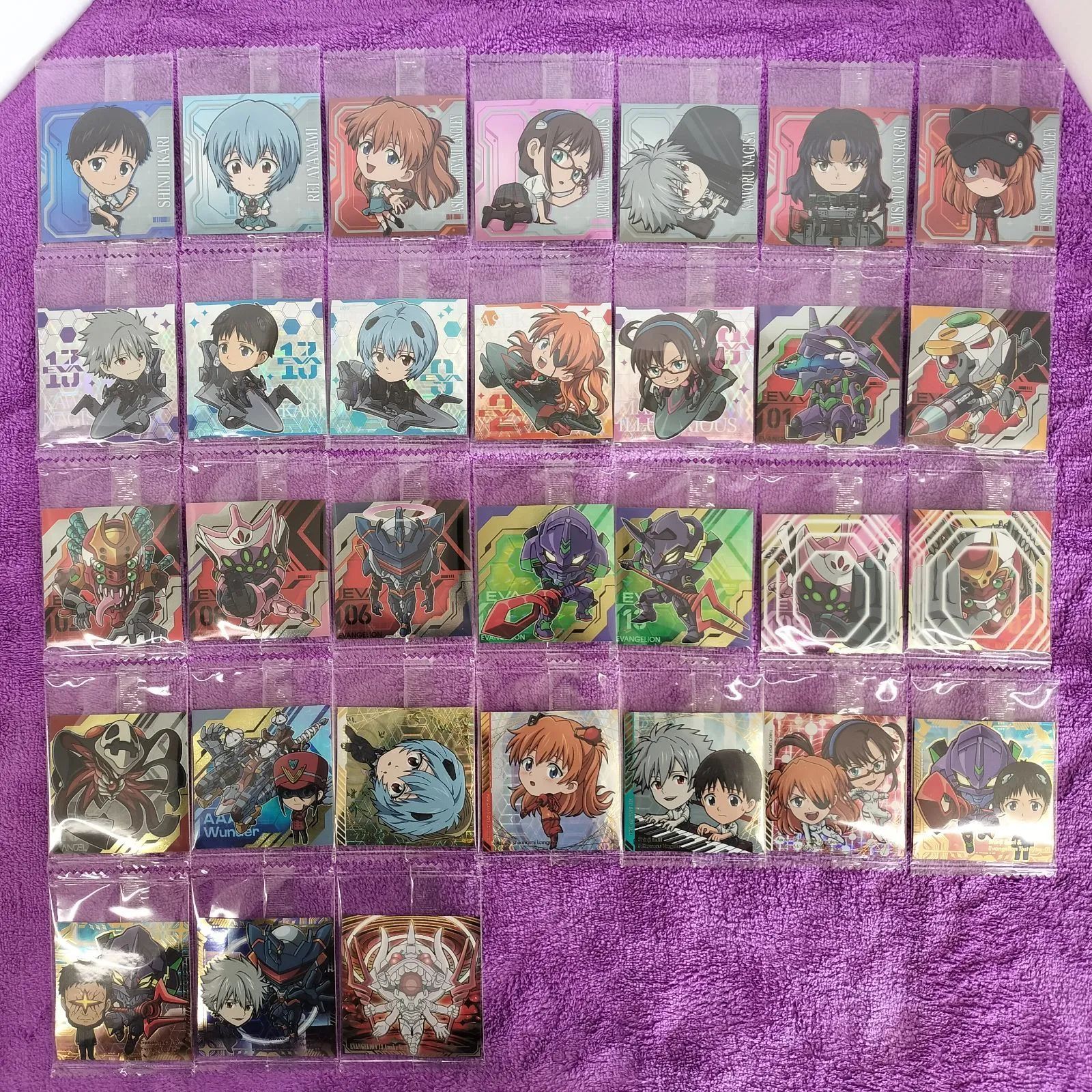 フルコンプ 全種類 エヴァンゲリヲン 新劇場版 シール ウエハース にふ