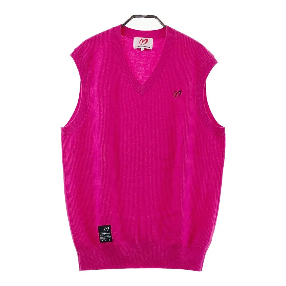 完売 未使用タグ付き カシミヤニットベスト 4 M グレー マスターバニー