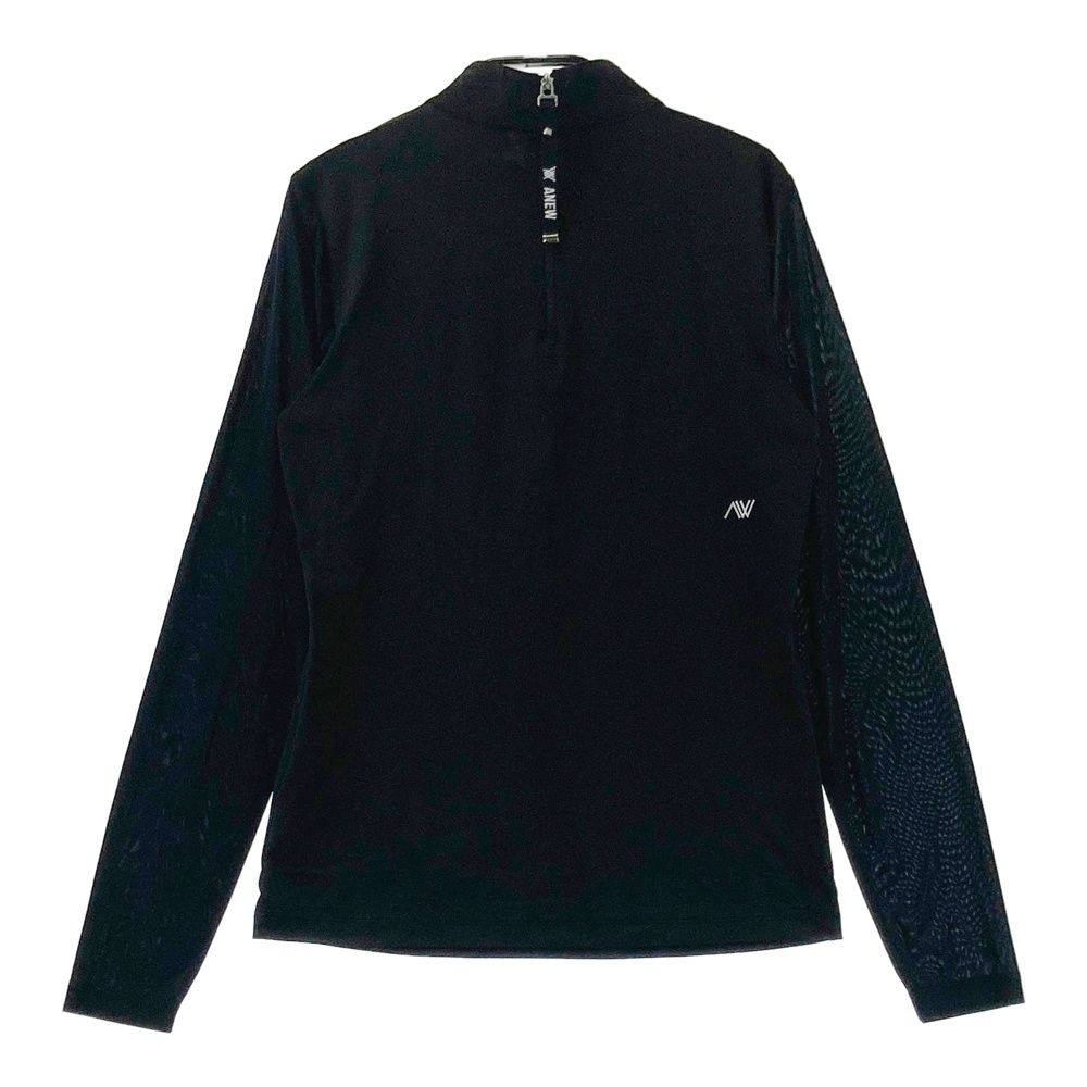 サイズ：S ANEW GOLF アニューゴルフ ハイネックハーフジップ長袖T