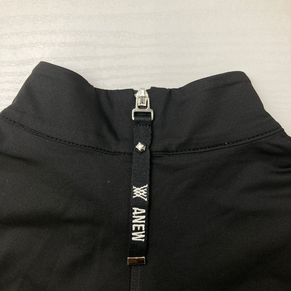 ☆ANEW GOLF☆ アニュー　レディース　ハイネック長袖 サイズ：S ANEW GOLF アニューゴルフ ハイネックハーフジップ長袖T