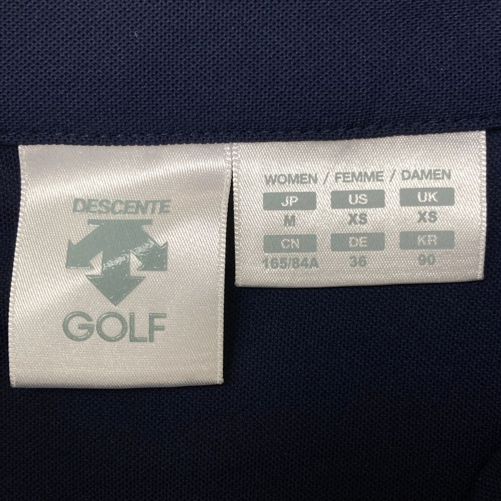 サイズ：M DESCENTE GOLF デサントゴルフ ハーフジップ 長袖Tシャツ