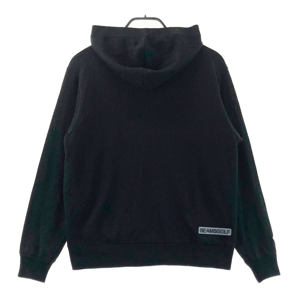 ビームスゴルフ　ニットパーカーLサイズ中古品 サイズ：L BEAMS GOLF ビームスゴルフ ニットジップパーカー ブラック
