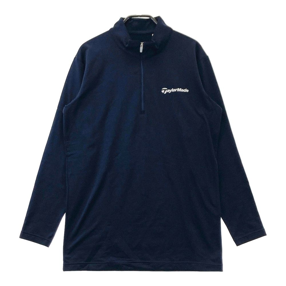 サイズ：L TAYLOR MADE テーラーメイド ハーフジップ 長袖Tシャツ
