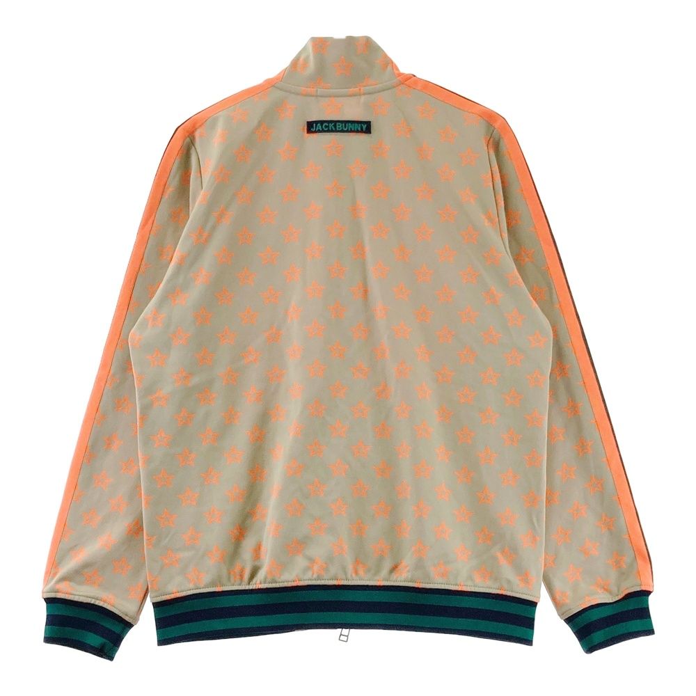 サイズ：2 JACK BUNNY ジャックバニー ジップジャケット 星柄 ベージュ