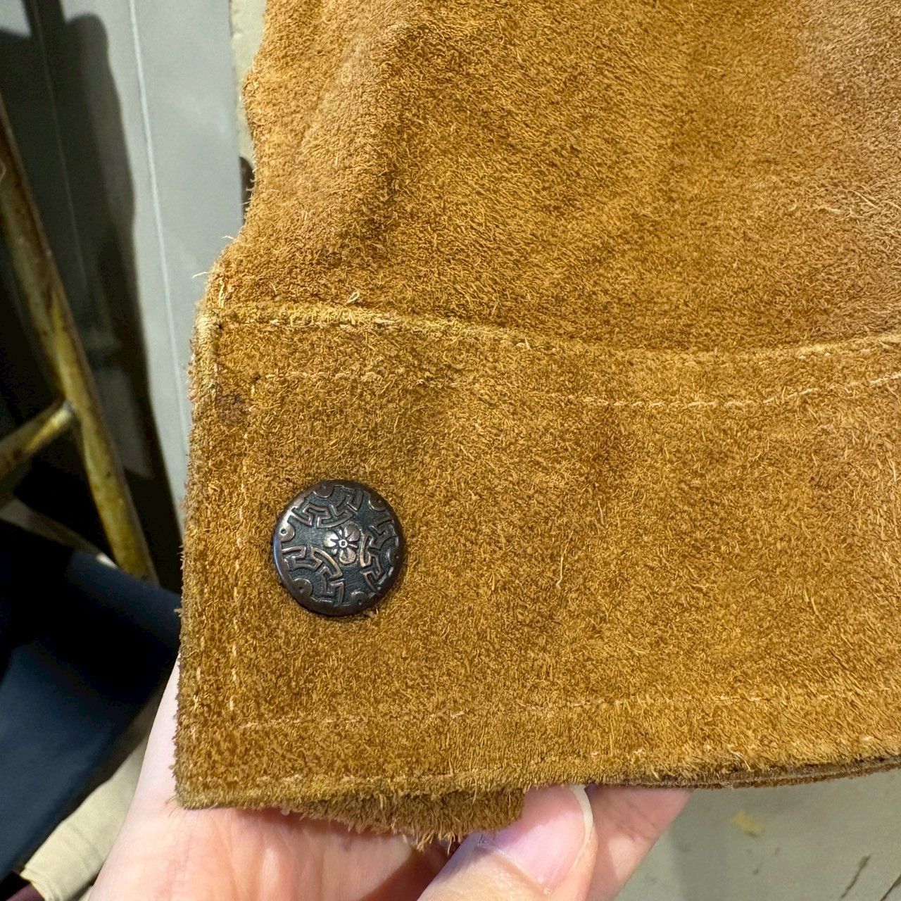 レア】50's イングランド製 L.L.Bean 筆記体黒タグ スエードジャケット